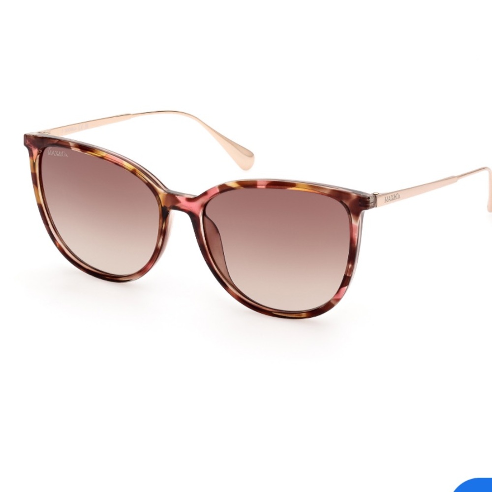 Max&co Mo0078 Coloured Havana / Shiny Pale Gold sunglasses